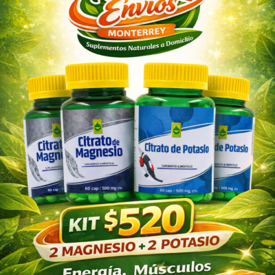 KIT 2 MAGNESIO + 2 POTASIO