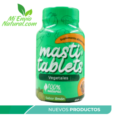 MASTI TABLETS VEGETALES SABOR LIMON