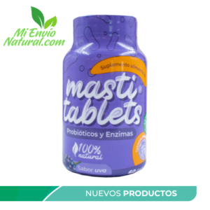 MASTI TABLETS PROBIOTICOS Y ENZIMAS SABOR UVA